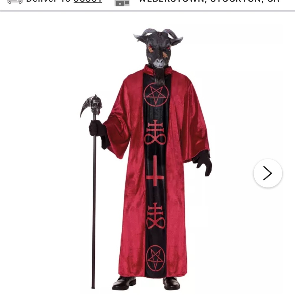 Spirit Black and Gray Horned Mask